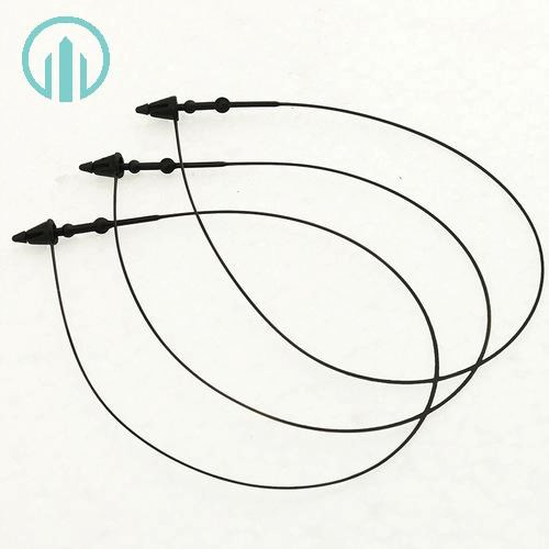 Ti Xỏ Đầu Nhọn 9 inch Màu Đen