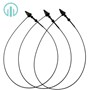 Ti Xỏ Đầu Nhọn 12 inch Màu Đen