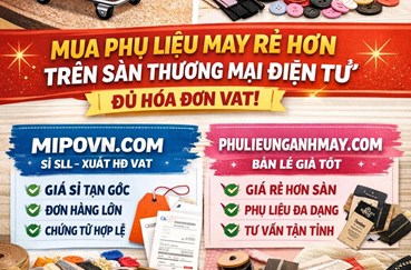 Mua Phụ Liệu May Ở Đâu Rẻ Hơn Sàn Thương Mại Điện Tử? Có Hóa Đơn VAT