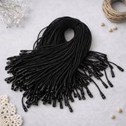 Dây Treo Chỉ Dù Đầu Tròn Màu Đen 15cm