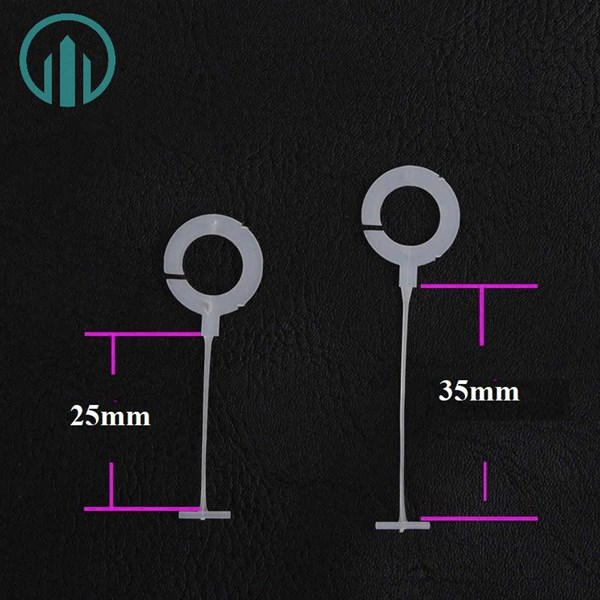 Ti Bắn Đầu Tròn - Ring Pin sz 25mm Màu Trắng