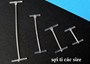 Ti Bắn Nhuyễn Chữ I – Nylon 5mm Màu Trắng