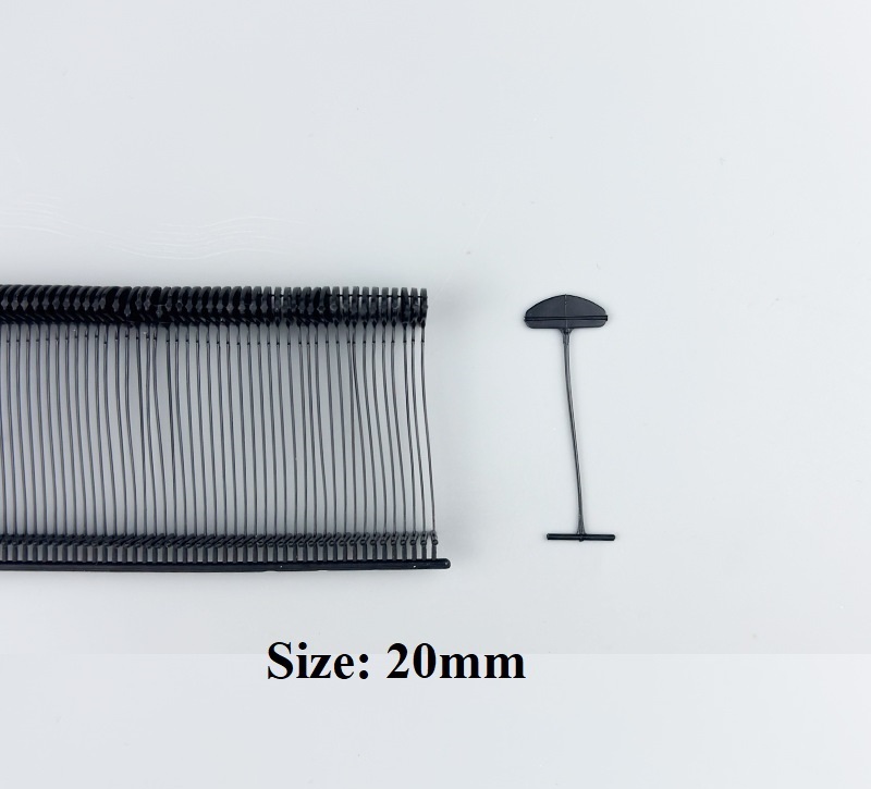  Ti Bắn Nhuyễn Đầu Bán Nguyệt 20mm Màu Đen