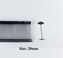  Ti Bắn Nhuyễn Đầu Bán Nguyệt 20mm Màu Đen