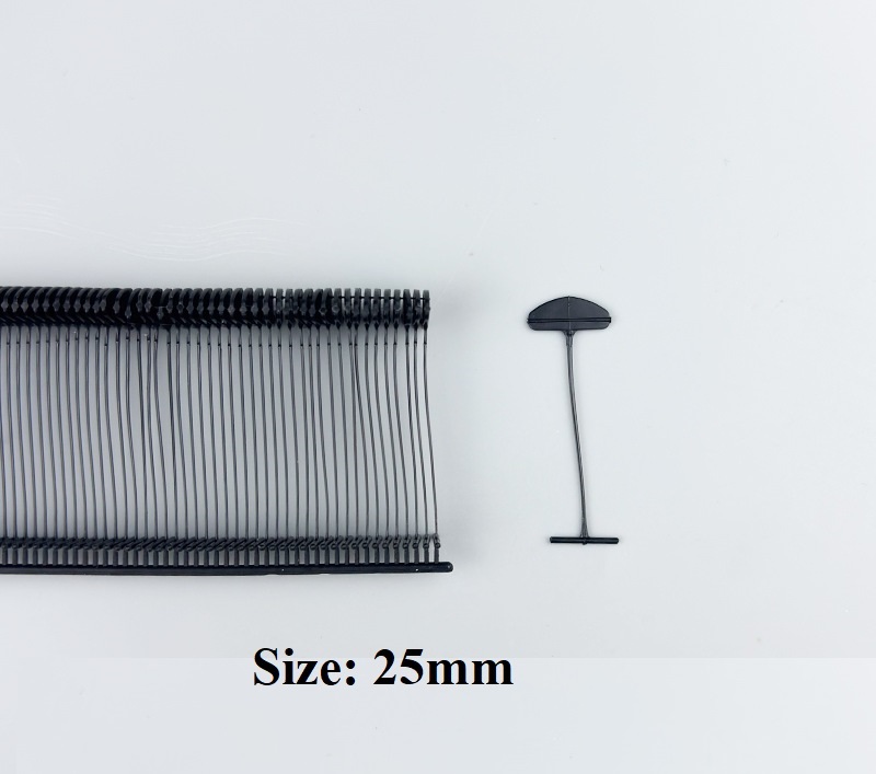 Ti Bắn Nhuyễn Đầu Bán Nguyệt 25mm Màu Đen