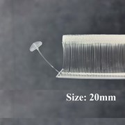 Ti Bắn Nhuyễn Đầu Bán Nguyệt 20mm Màu Trắng