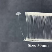 Ti Bắn Nhuyễn Đầu Bán Nguyệt 50mm Màu Trắng