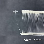 Ti Bắn Nhuyễn Đầu Bán Nguyệt 75mm Màu Trắng