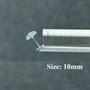Ti Bắn Nhuyễn Đầu Bán Nguyệt 10mm Màu Trắng