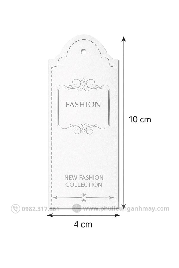 Tag Treo Quần Áo Đẹp Giá Siêu Rẻ | Tag Giấy Treo Thời Trang 4x10cm